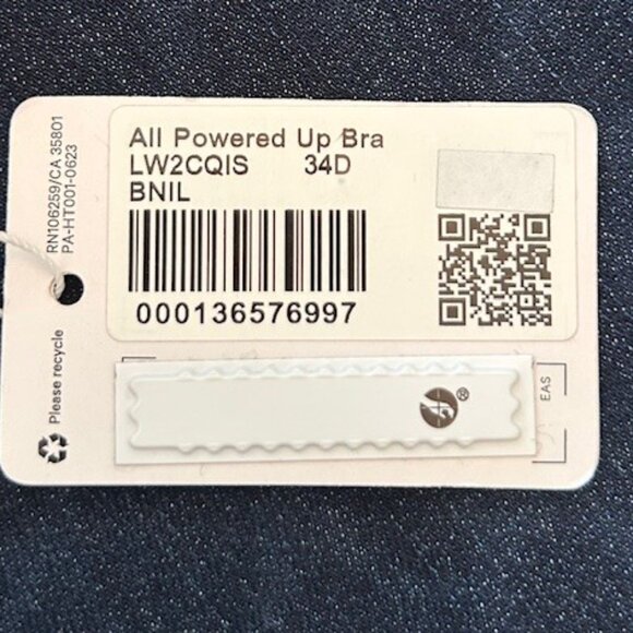 Lululemon All Powered up Bra - Size 34D - Picture 3 of 3